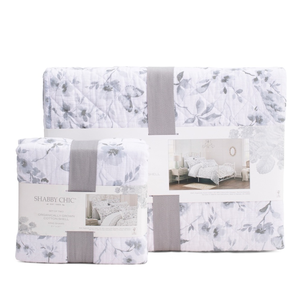 🎉LAST CHANCE🎉 SHABBY CHIC
Asher Floral Slub Cotton Quilt Set - Picture 1 of 8